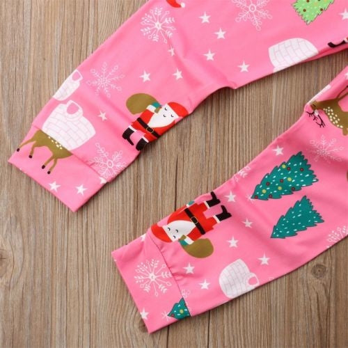 Christmas Toddler Kids Baby Girl Outfits