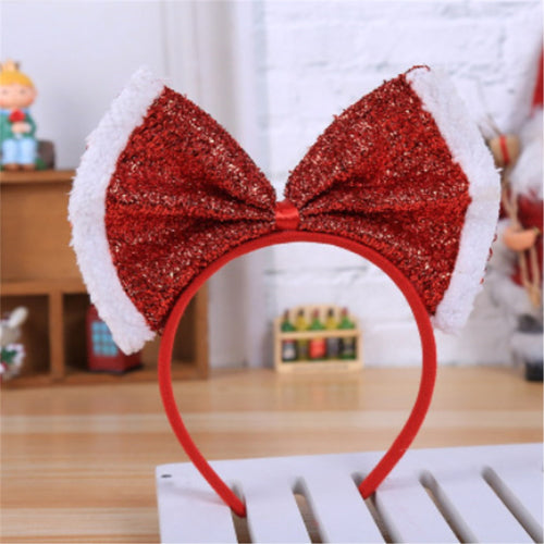 3Styles Christmas Bowknot Headband Fancy