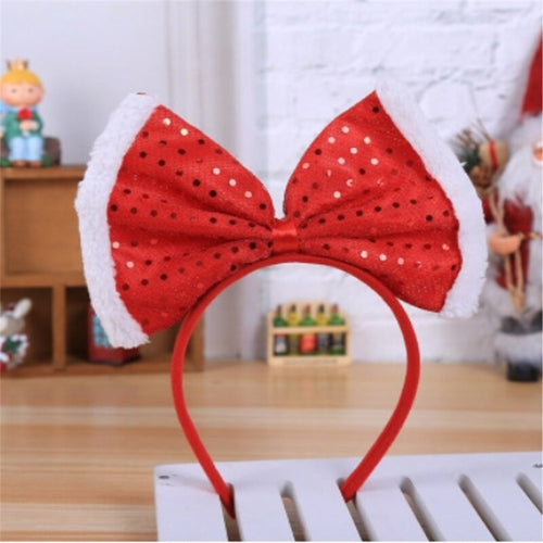3Styles Christmas Bowknot Headband Fancy