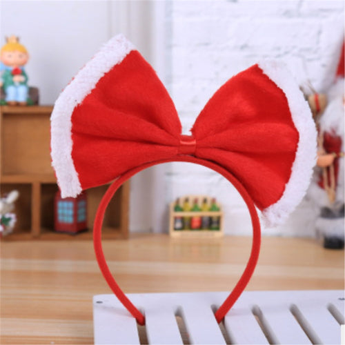 3Styles Christmas Bowknot Headband Fancy