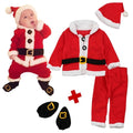 4PCS Christmas Santa Claus newborn boys girls New