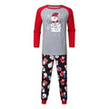Christmas Man Daddy Snowman Printed Top+Pants Xmas