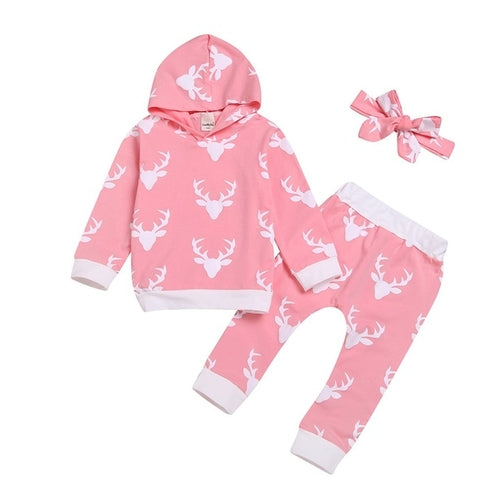 Christmas Toddler Baby Printed Hoodie Sweatshirts