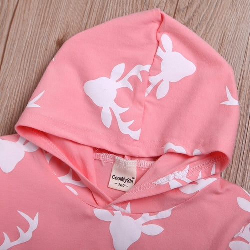 Christmas Toddler Baby Printed Hoodie Sweatshirts