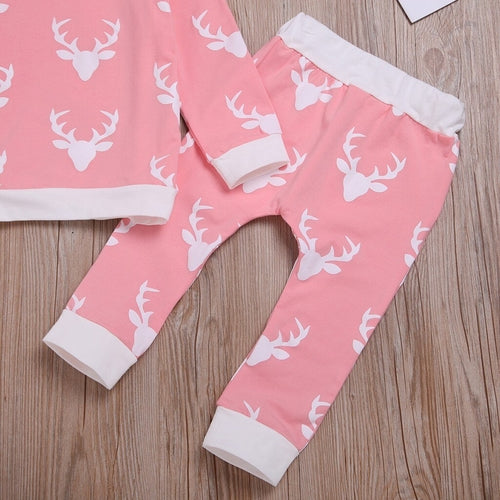 Christmas Toddler Baby Printed Hoodie Sweatshirts