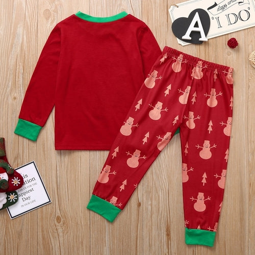 Cute Christmas Baby Mommy Cartoon Snowman