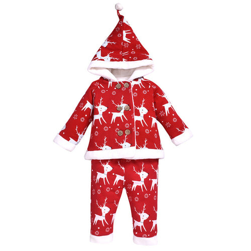 Newborn Infant Baby Boys Girls Deer Christmas
