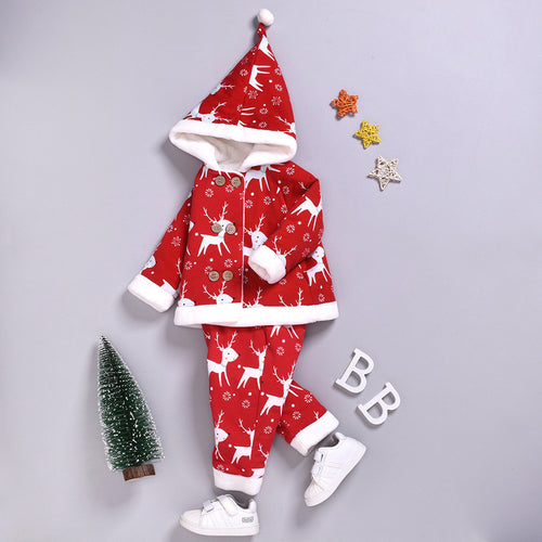 Newborn Infant Baby Boys Girls Deer Christmas