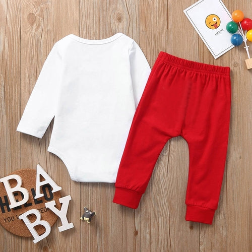 Newborn Infant Baby Girl Boy Christmas Xmas Letter