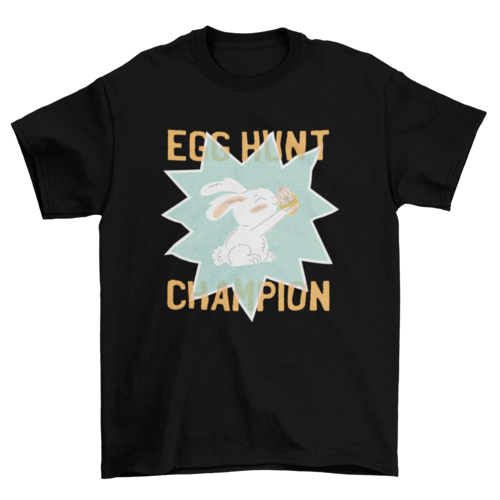 Egg Hunt Champion Easter T-shirt Design