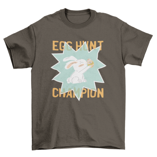 Egg Hunt Champion Easter T-shirt Design