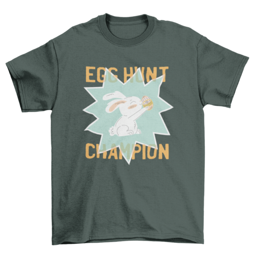 Egg Hunt Champion Easter T-shirt Design