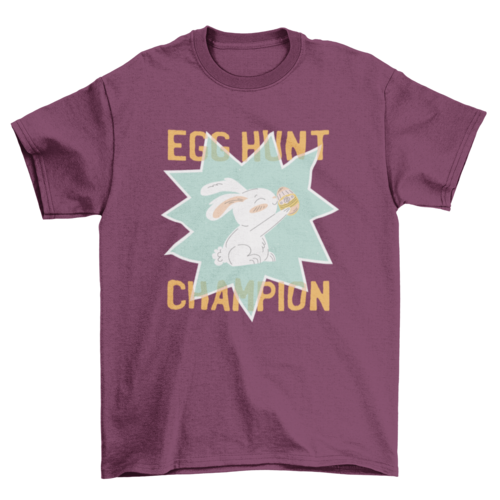 Egg Hunt Champion Easter T-shirt Design