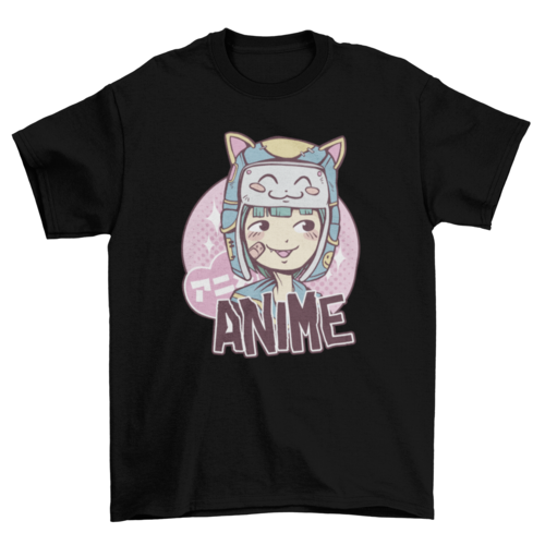 Anime cute girl t-shirt