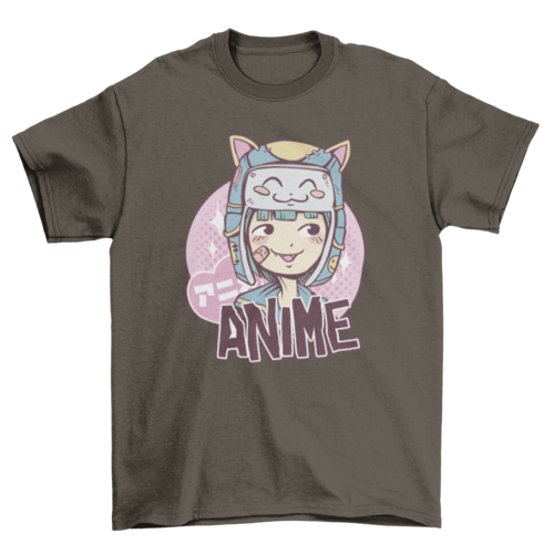 Anime cute girl t-shirt