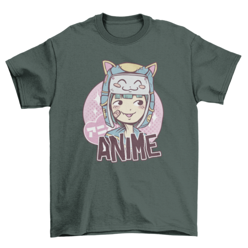 Anime cute girl t-shirt