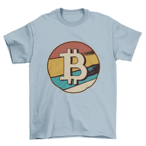 Bitcoin retro t-shirt