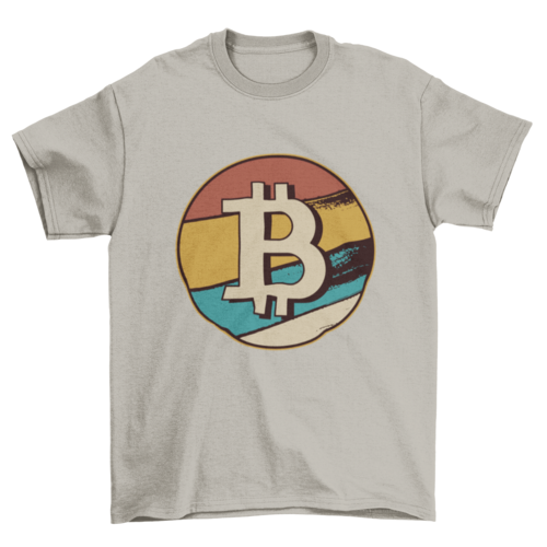 Bitcoin retro t-shirt