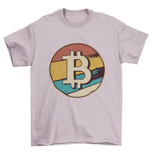 Bitcoin retro t-shirt