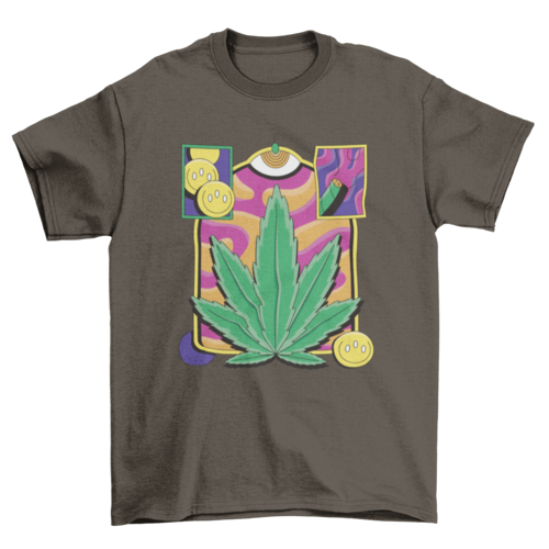 Trippy weed t-shirt