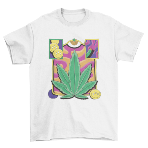 Trippy weed t-shirt