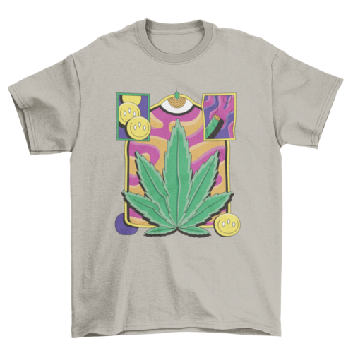 Trippy weed t-shirt
