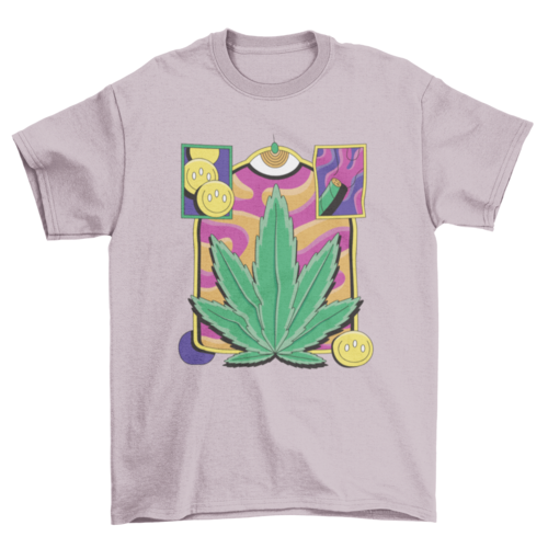 Trippy weed t-shirt
